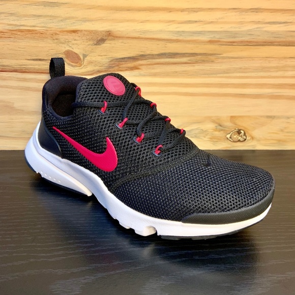 New Nike Presto Fly Running Shoes Black Pink Rush - Picture 3 of 8
